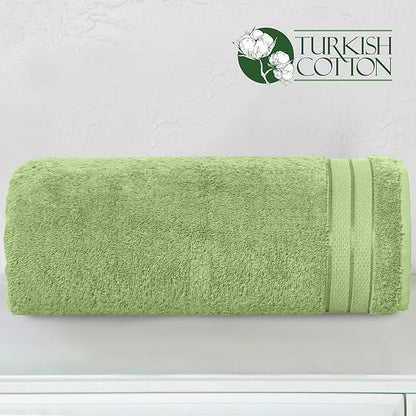 Elegant Comfort Three Line Popcorn Extra Large Luxury Bath Towel