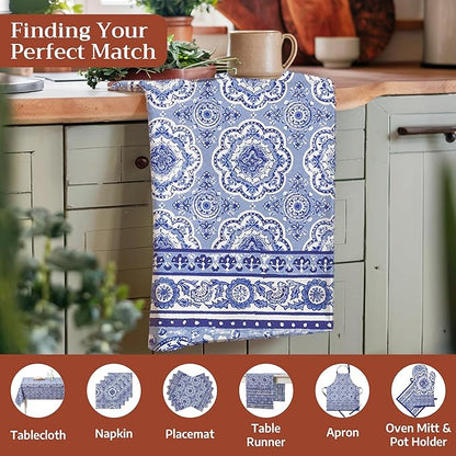 Maison d' Hermine Kitchen Towels Set of 3 100% Cotton 27.50" x 20" Reusable