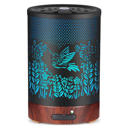 Essential Oils Diffuser,Aromatherapy Diffuser,Birthday for Women Mom Grandma,Metal Cool Mist Humidifier with 7 Colors Lights Waterless Auto Off Air Diffusers (Dragonfly)