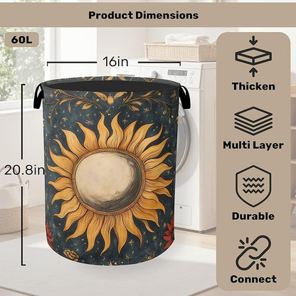 Gothic Sun Large Clothes Hamper Bag