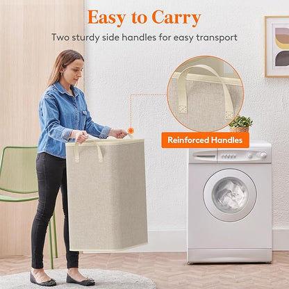 Lifewit 80L Large Tall Laundry Hamper, Collapsible Laundry Basket