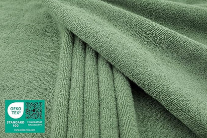 American Soft Linen 100% Cotton 600 GSM Turkish 40x80 Oversized Bath Towel Sheet
