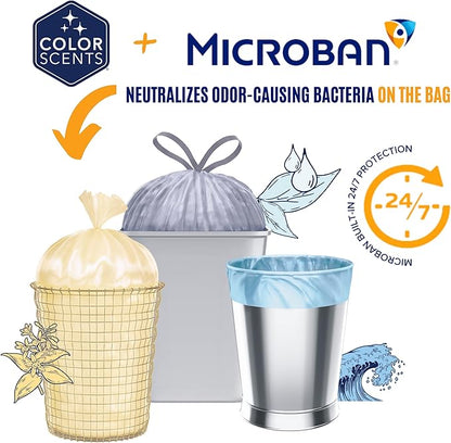 Color Scents Tall Kitchen Trash Bags