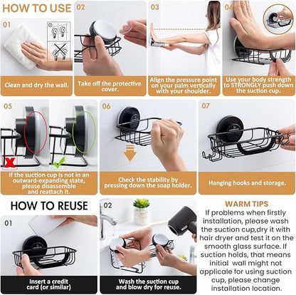 LEVERLOC Soap Holder Shower