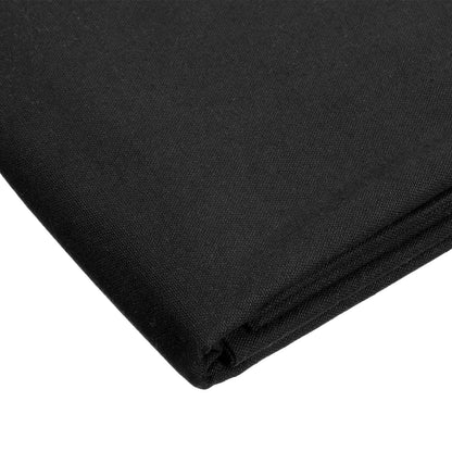 Black Cotton Canvas Fabric 60x80 in 10oz Black Embroidery Sewing Fabric by The 2 Yard for Painting, Sewing, Bag, Crafts, Embroidery, Handmade Home Decor