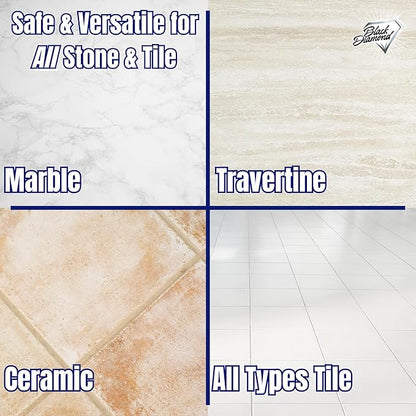 Black Diamond Stoneworks Marble & Tile Cleaner Gallon + Ultimate Grout Cleaner