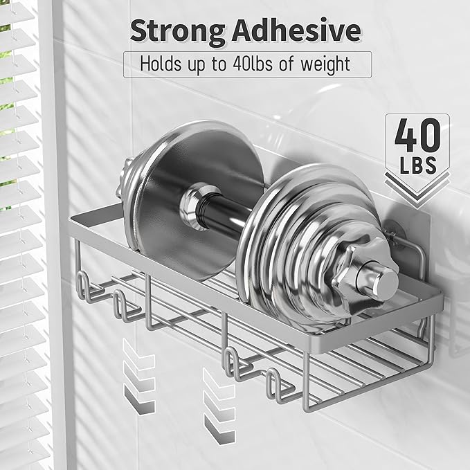 5 Pack Shower Caddy Organizer Rack Shelf