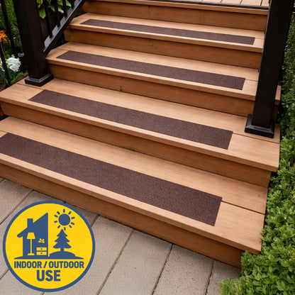 Kraftex Grip Tape [4" x 30ft, Brown] Anti Slip Tape for Stair Runners, Wooden Steps, Stair Nosing, Indoor Stairs, Outdoor Stair Treads, Skateboard