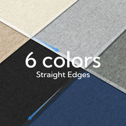 Olanglab Fiberglass Acoustic Wall Panels 4 Pack, 11.8'' x 23.6'' Sound Panels, Fabric Wrapped Sound Proof Panels for Walls (Dark Grey)