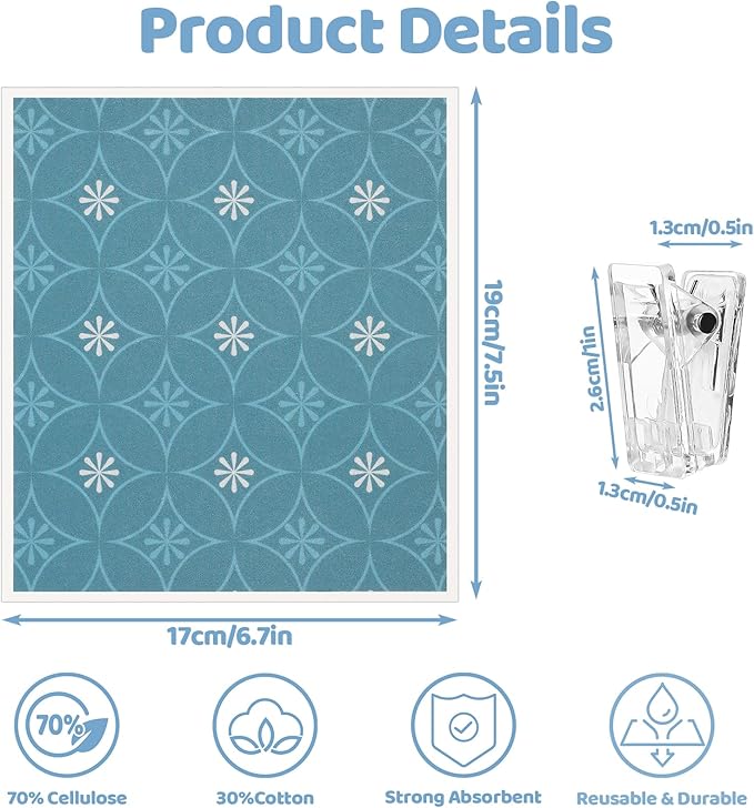 Needbrock 6 Pack Swedish Dishcloths