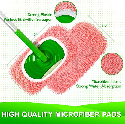 Reusable Microfiber Mop Pads