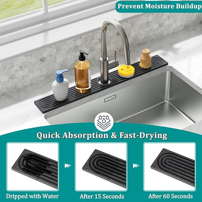 Stone Faucet Mat for Kitchen Sink