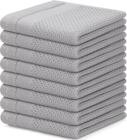 Homaxy 100% Cotton Dish Cloths, 8 Pack