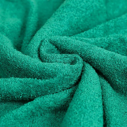 Amazon Basics 6-Piece Oversized Fade-Resistant Towel Set, 100% Cotton, Highly