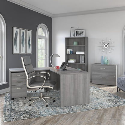 Bush Business Furniture Studio C 60W x 30D Office Desk in Platinum Gray