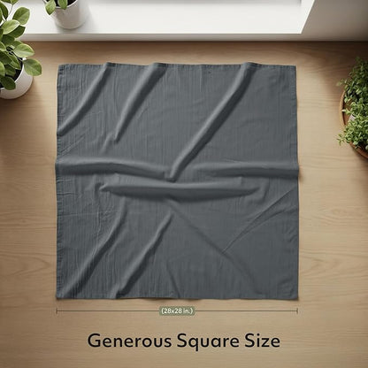 Utopia Kitchen Light Grey Flour Sack Towels 100% Cotton Tea Towels