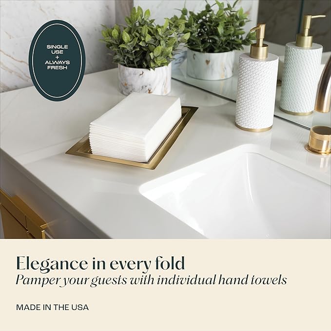 1000-Pack Servietto Disposable Linen-Feel Guest Towels