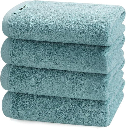 SEMAXE Bathroom Hand Towel, 100% Cotton Towels