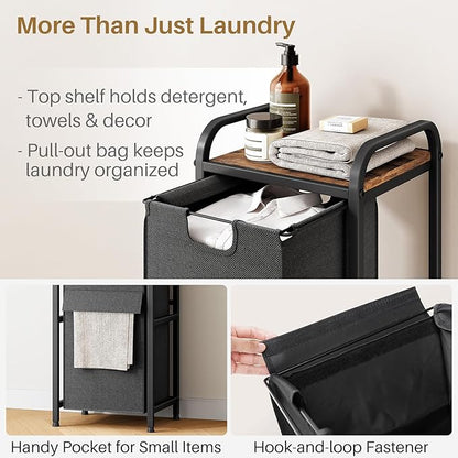 Kitstorack Laundry Hamper, Laundry Basket, Laundry Sorter