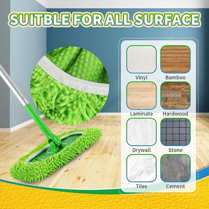 Reusable 100% Coral Fleece Mop Pads Compatible