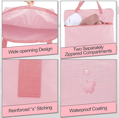 2 Pcs Travel Laundry Bags Waterproof