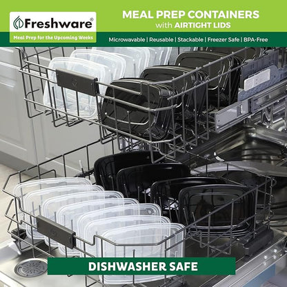 Freshware Meal Prep Containers 1 Compartment