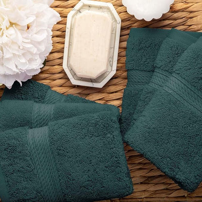 Superior Solid Egyptian Cotton Face Towel Set