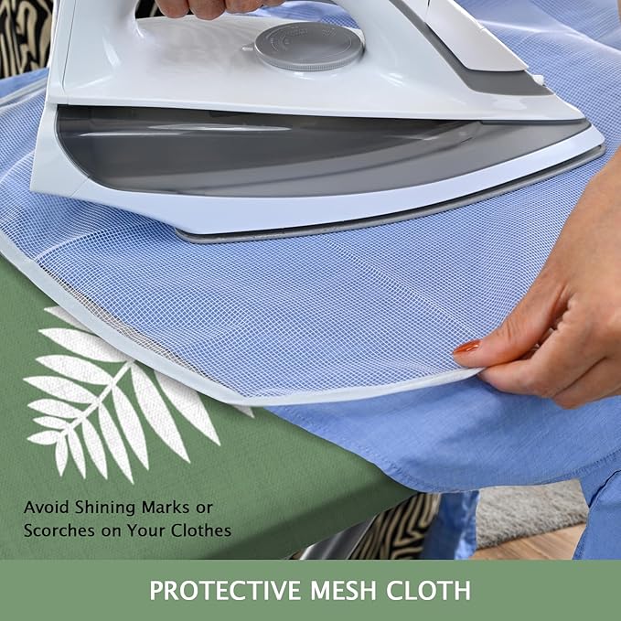 SheeChung Ironing Board Cover and Pad 15" x 49", Iron Board Cover
