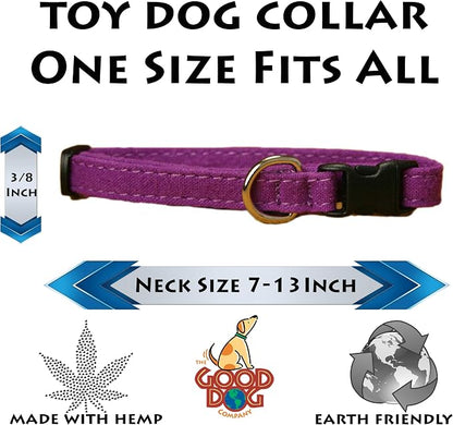 Toy Dog Collars (Plum)