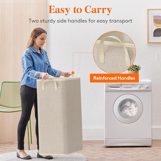 Lifewit 100L Large Tall Laundry Hamper, Collapsible Laundry Basket
