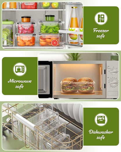 56 Piece Food Storage Containers