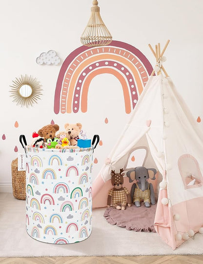 QUEENLALA Large Storage Basket, Laundry Hamper/Bathroom/Home Decor/Collapsible