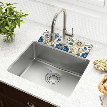 Kitchen Sink Splash Guard 2 PCS 30 Inch Sink Faucet Mat Splash Guard