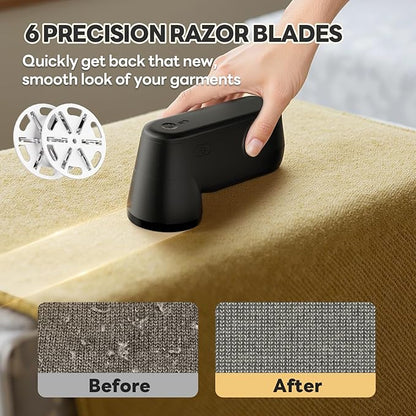 Lint Remover for Clothes Shaver Pill Remover Rechargeable Fabric Shaver 2-Speed