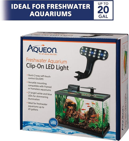 Aqueon Freshwater Aquarium Clip-On LED Light One Size