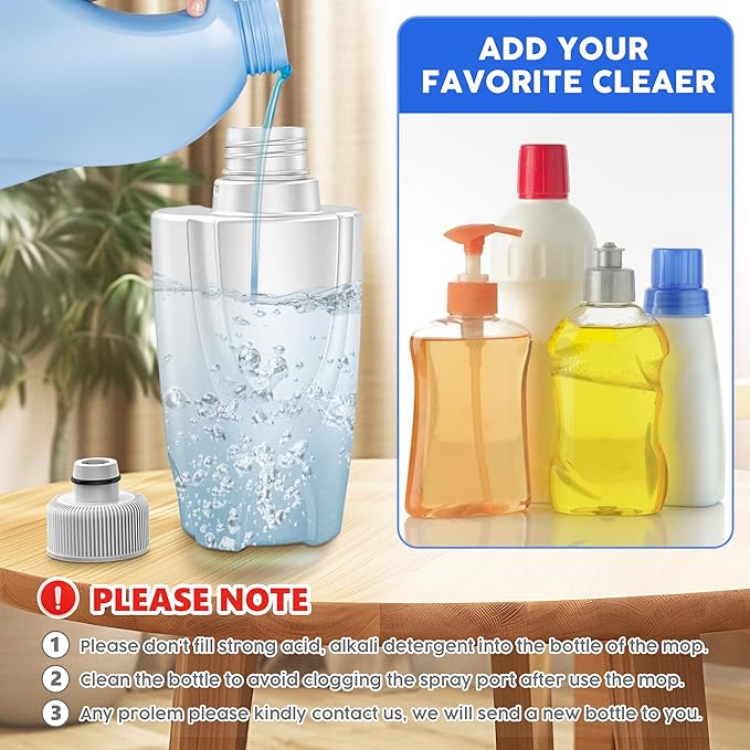 Spray Mop for Hardwood Floors Cleaning: Microfiber Wet Dry Floor Mops