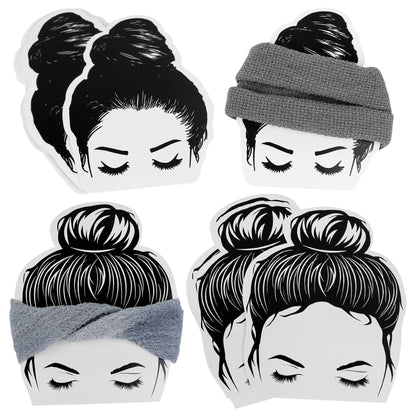 Framendino, 50 Pack Cardboard Headband Display Cards for Selling Bracelet Necklace Ear Warmers Hats Scrunchies Sewing Crochet Knitting