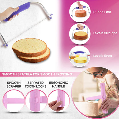 200PCs and 230PCs Cake Decorating Kit for Cake Cupcake and Cookies Decoration