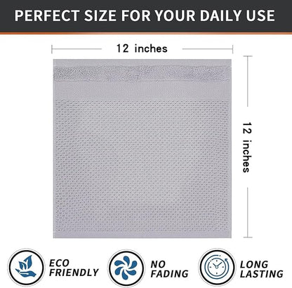 Homaxy 100% Cotton Dish Cloths, 8 Pack