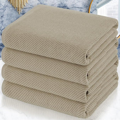 VOOVA & MOVAS Bath Towels Set of 4, Large 30" x 56"