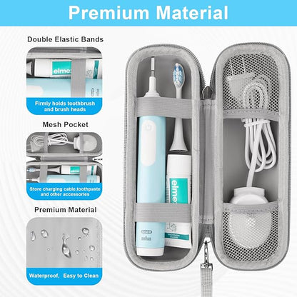 Toothbrush Travel Case for Oral B/Oral-B Pro 1000 1500 5000 7000 7500 9600/
