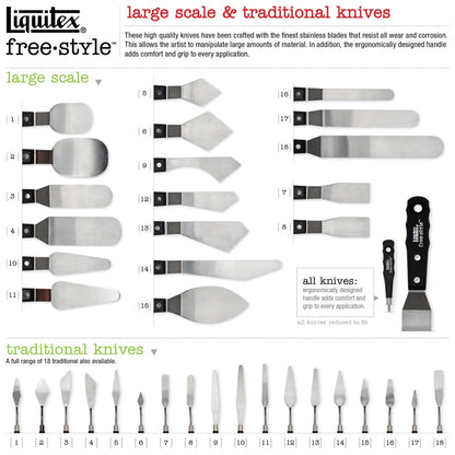 Liquitex Professional Freestyle Small Painting Knife, No. 1