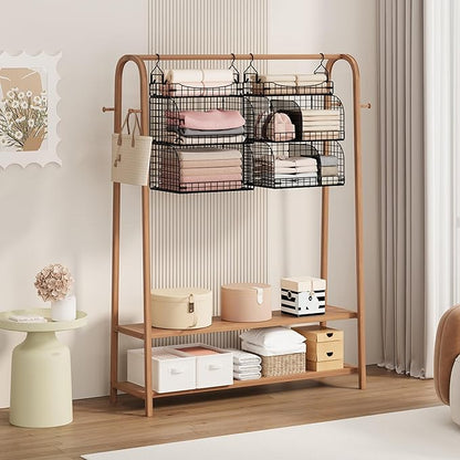 SWTYMIKI Hanging Closet Organizer Storage