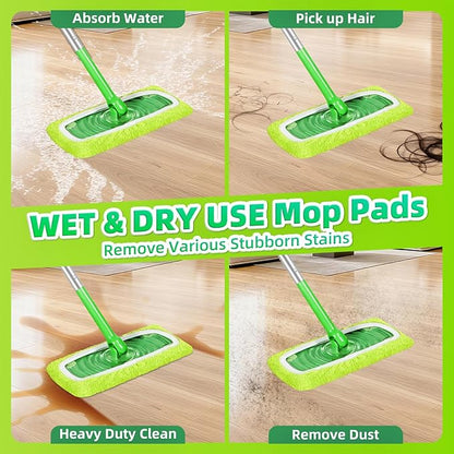 Reusable Mop Pads fit Swiffer Sweeper Mop