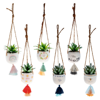 Karma Hanging Succulent Pot Love You