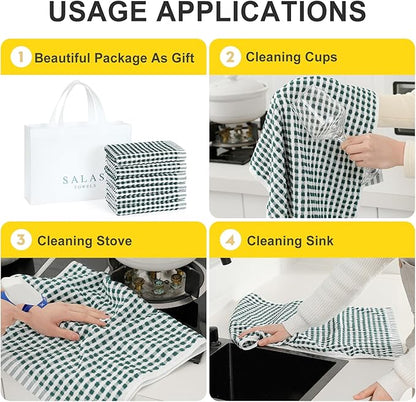SALAS Cotton Dish Towels Cloths