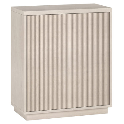 Henn&Hart Alston Accent Cabinet, 28" Wide, Alder White