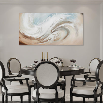 Abstract Wall Art Canvas Wall Paintings Modern Beige Wall Decor Aesthetic Room Decor Wall Art Framed Artwork for Living Room Bedroom Dining Room Home Office Decor 20"x40"