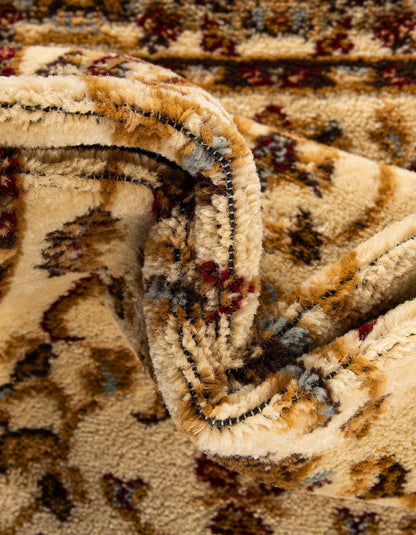 Unique Loom Voyage Collection Traditional Oriental Classic Intricate Design Area Rug (6' 0 x 9' 0 Rectangular, Ivory/Gold)