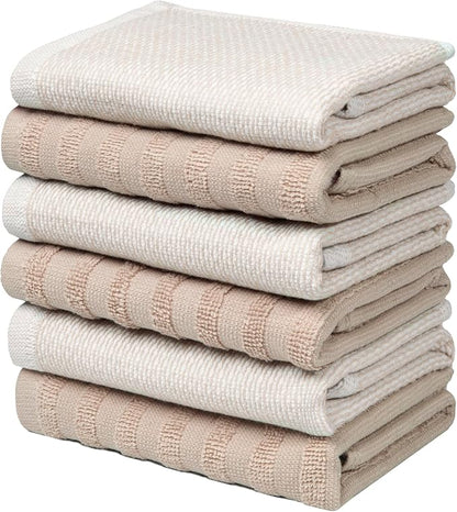 Bumble Premium Dish Cloths 13"x13" | 100% Natural Ring Spun Cotton | 400 GSM |